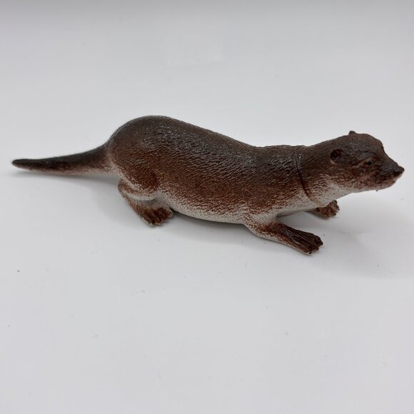 Other - Plastic Otter Animal Educational Toy Figure 5" Plastic Vintage